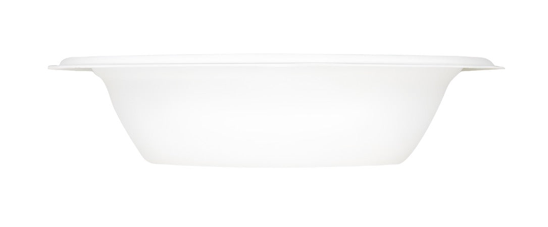 Superior Compostable Bowls, 12 oz Natural Fiber Sugarcane Bagasse Disposable Bowls, Case of 1000 Bowls