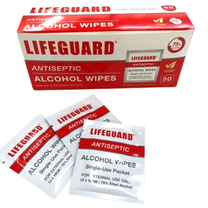 Individual Alcohol Wipe Packets | 50 Count