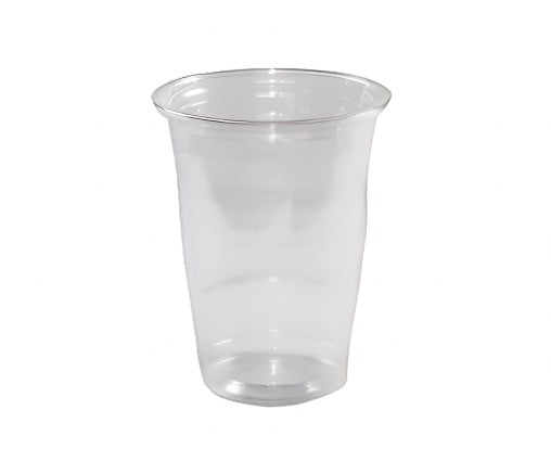 Crystal-Clear Slotted Plastic Cups, Disposable Cups for Iced Coffee, Tea, Lemonade, Soda, and More, 10 Oz, Case of 1000