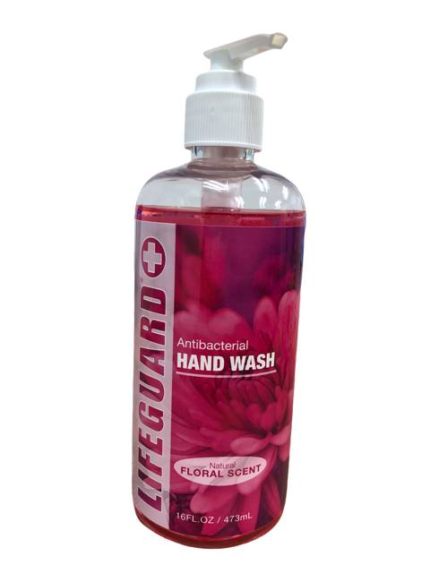 floral hand soap